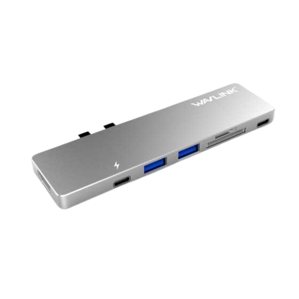 תחנת עגינה הטענה עד Wavlink Thunderbol UHP3405M Type-C 100W