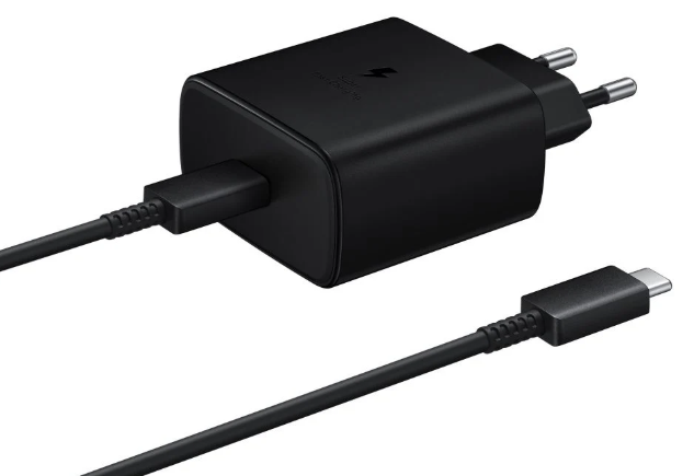 מטען קיר Samsung הכולל חיבור USB-C הספק עד כ- 45W + כבל
