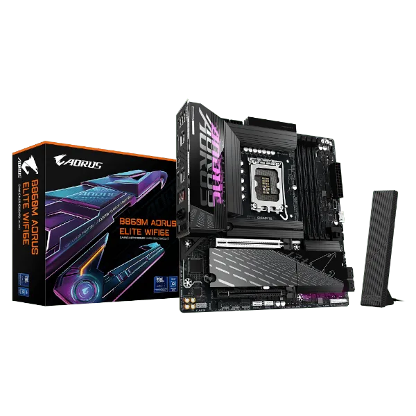 לוח למעבד דור 15 Gigabyte B860M AORUS ELITE WIFI6E ATX 2.5GB LAN