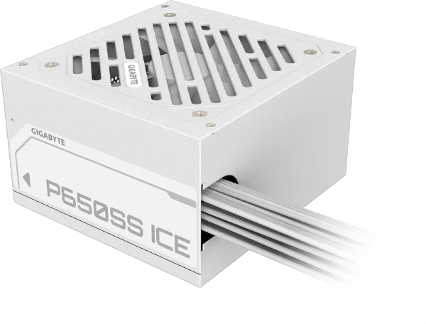 ספק כוח GIGABYTE P650SS ICE 650W 80 PLUS Silver White