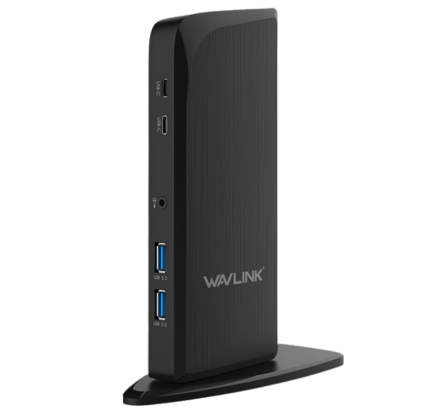 תחנת עגינה 3 מסכים הטענה עד Wavlink WL-UG39PD1 Type-C 65W