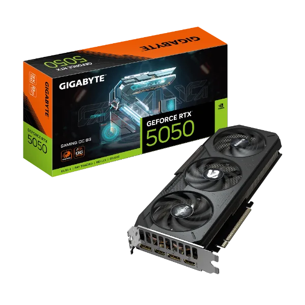 כרטיס מסך Gigabyte GeForce RTX 5050 Gaming OC 8GB 2xDP 2xHDMI