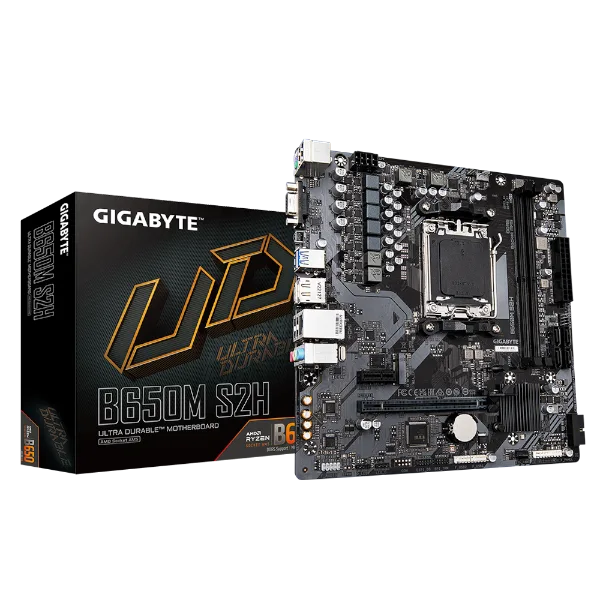 לוח Gigabyte B650M S2H 1.4 AM5 Micro-Atx DDR5 DP HDMI AMD