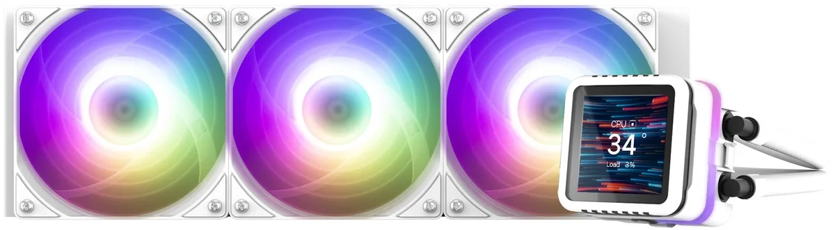 ZALMAN ALPHA 2 DS A36 White LIQUID COOLER 360 MM