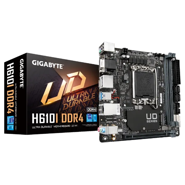 לוח אם Gigabyte H610i DDR4 Mini-ITX LGA1700 VGA HDMI 2XDP