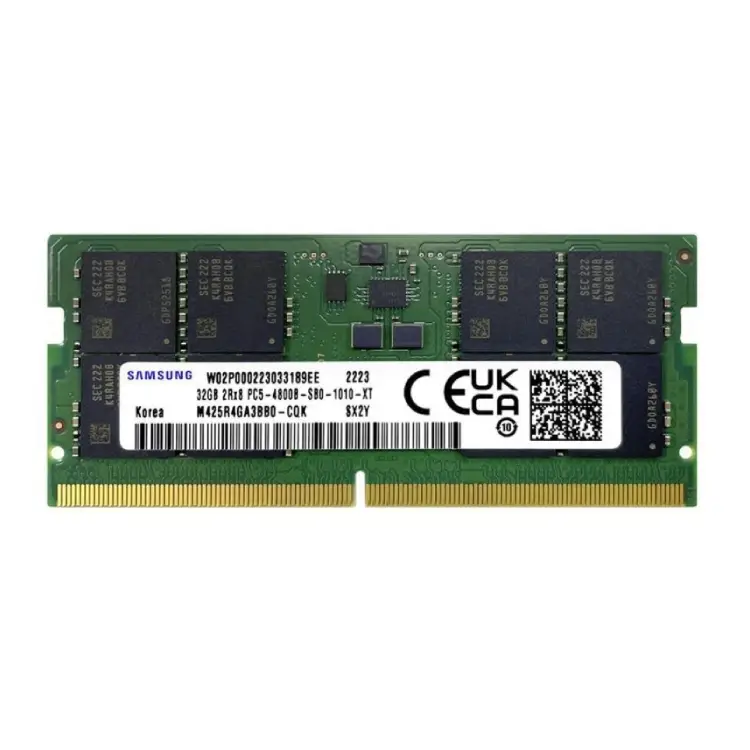 זיכרון למחשב נייד Samsung SODIMM 32GB DDR5 4800MHz 1.1V