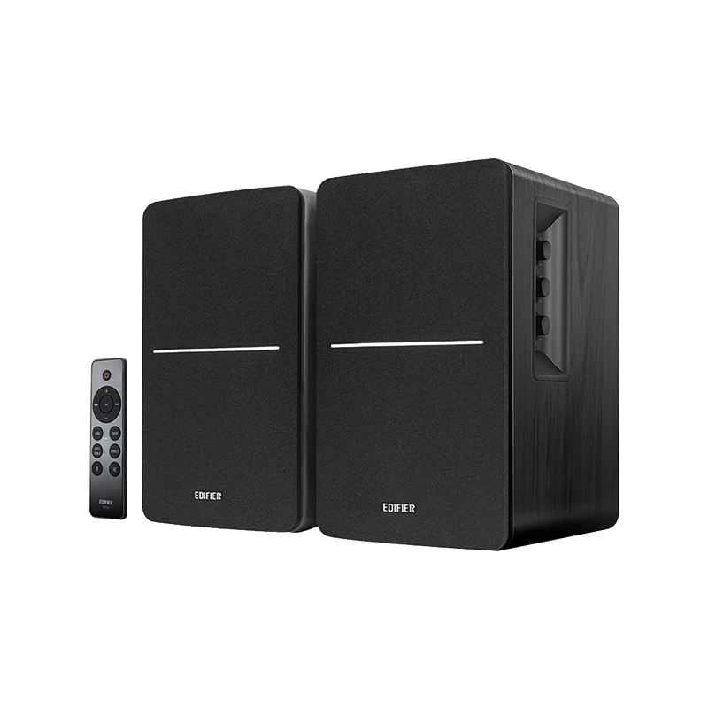 Edifier R1280DBs Powerful Bookshelf Speakers +SUB out black