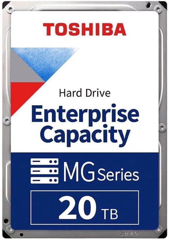 TOSHIBA MG Enterprise 20TB 3.5" HDD/5Y/(512MB-7200RPM)