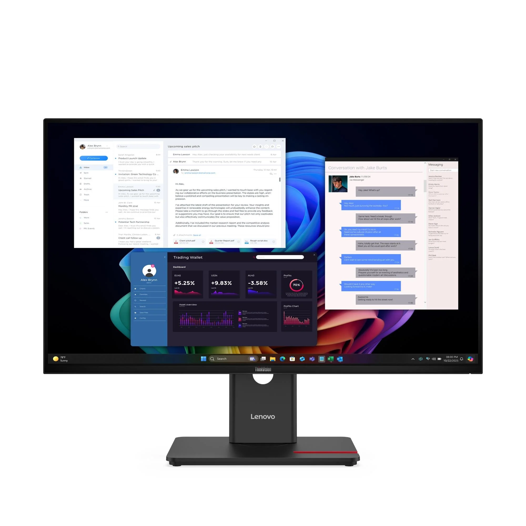 LENOVO ThinkVision T27UD-40 | 3Y