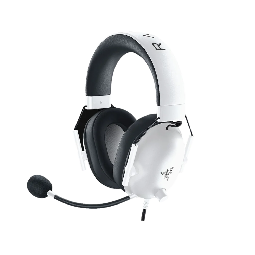 אוזניות גיימינג Blackshark V2x בצבע לבן מבית RAZER