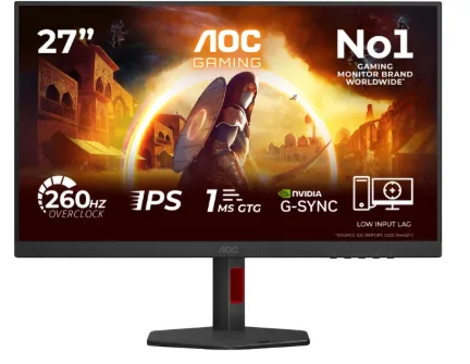 מסך גיימינג 27 אינץ' דגם 27G4ZR מבית AOC