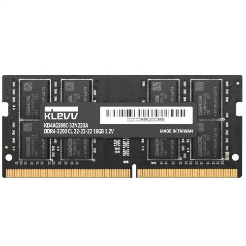 זכרון לנייד KLEVV DDR4 16GB 3200 C22 1.2V SODIM