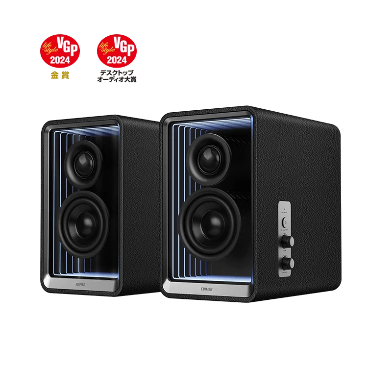 Edifier QR65 Active Monitor Spkr with 65W GaN Chrgr(black)