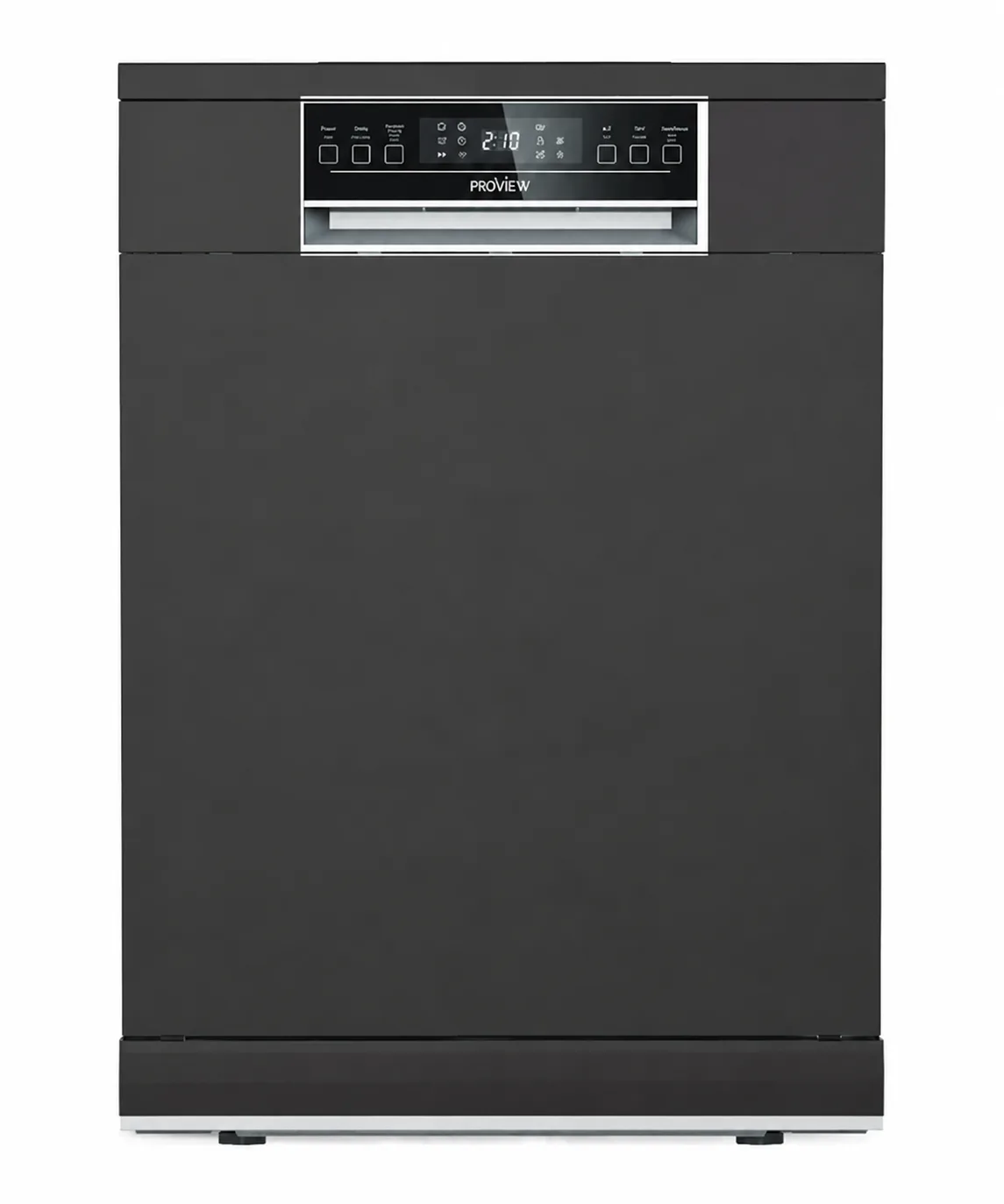 מדיח כלים רחב עומד 60 ס"מ ProView PVDW401-BL – שחור, 13 מערכות כלים