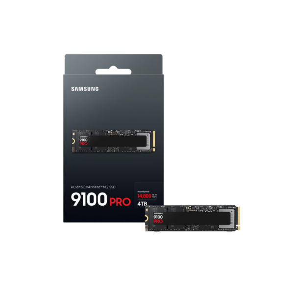 דיסק פנימי Samsung 9100 PRO 4TB NVME 14,800/13,400MB SSD