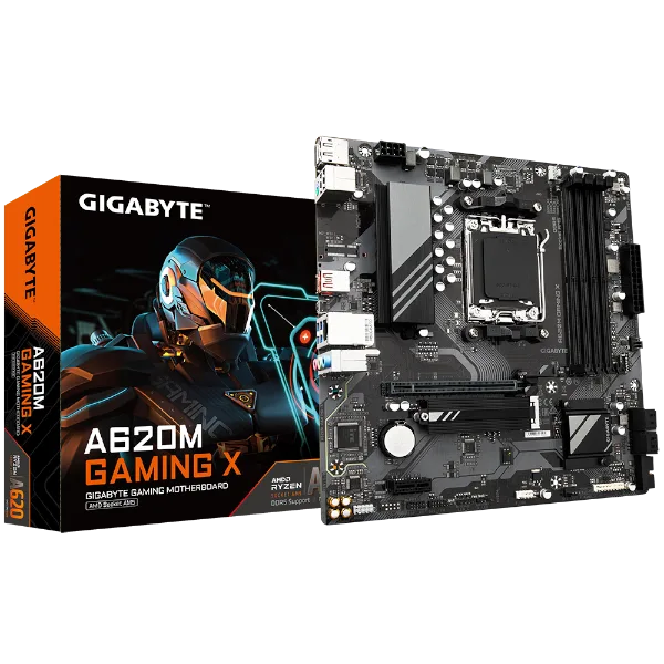 לוח אם Gigabyte A620M GAMING X AMD AM5 Micro-ATX