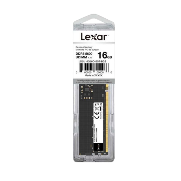 זיכרון למחשב נייח LEXAR 16GB DDR5 5600MT/s CL46