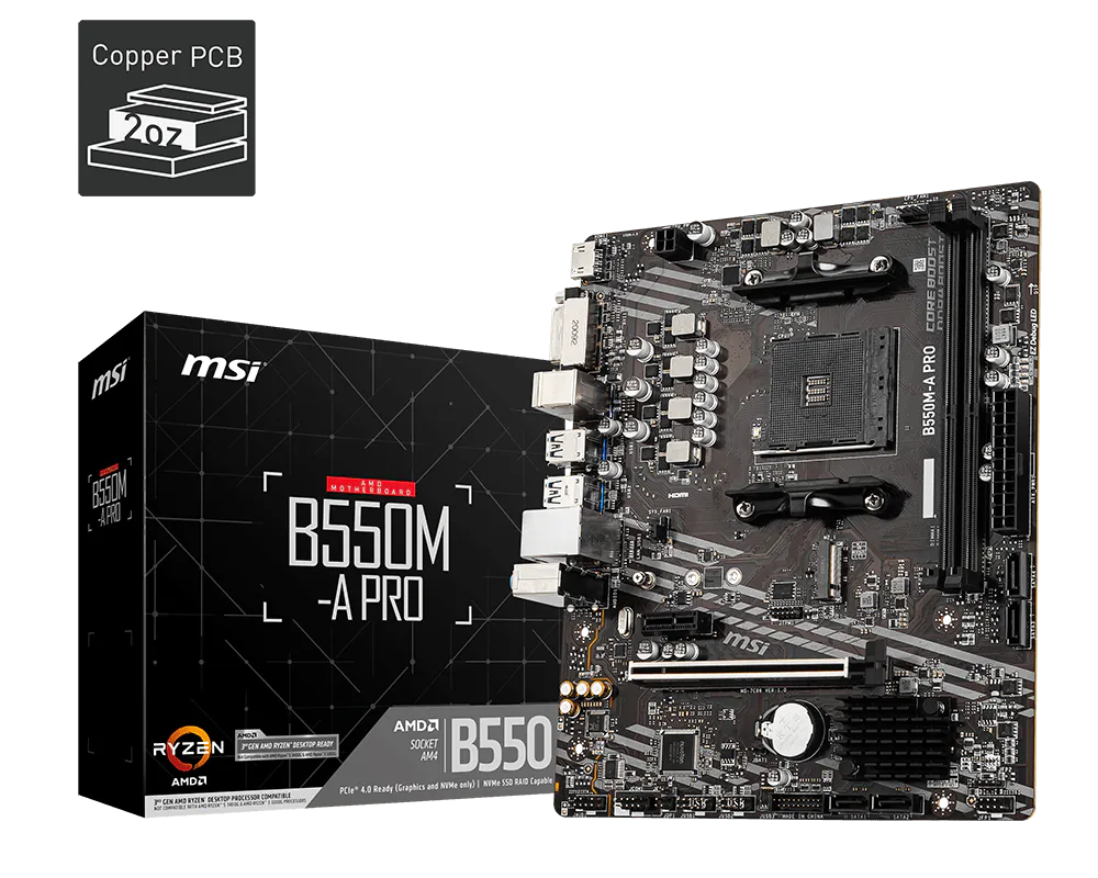 לוח אם MSI B550M-A PRO