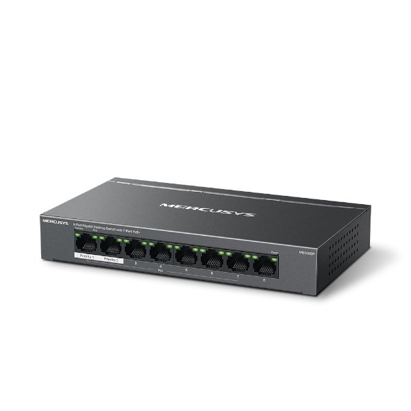 MERCUSYS MS108GP 8 Port Gigabit Switch 7 Port PoE 65W