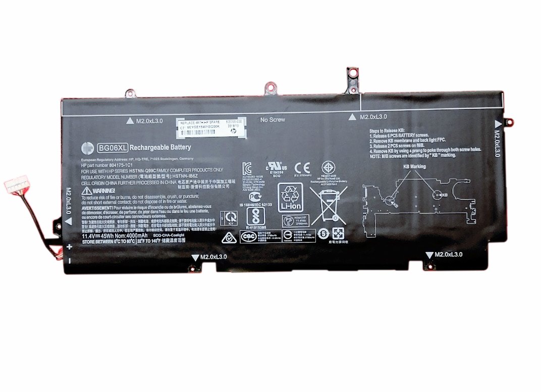 סוללה מקורית פנימית למחשב HP EliteBook 1040 G3 11.4V 45Wh