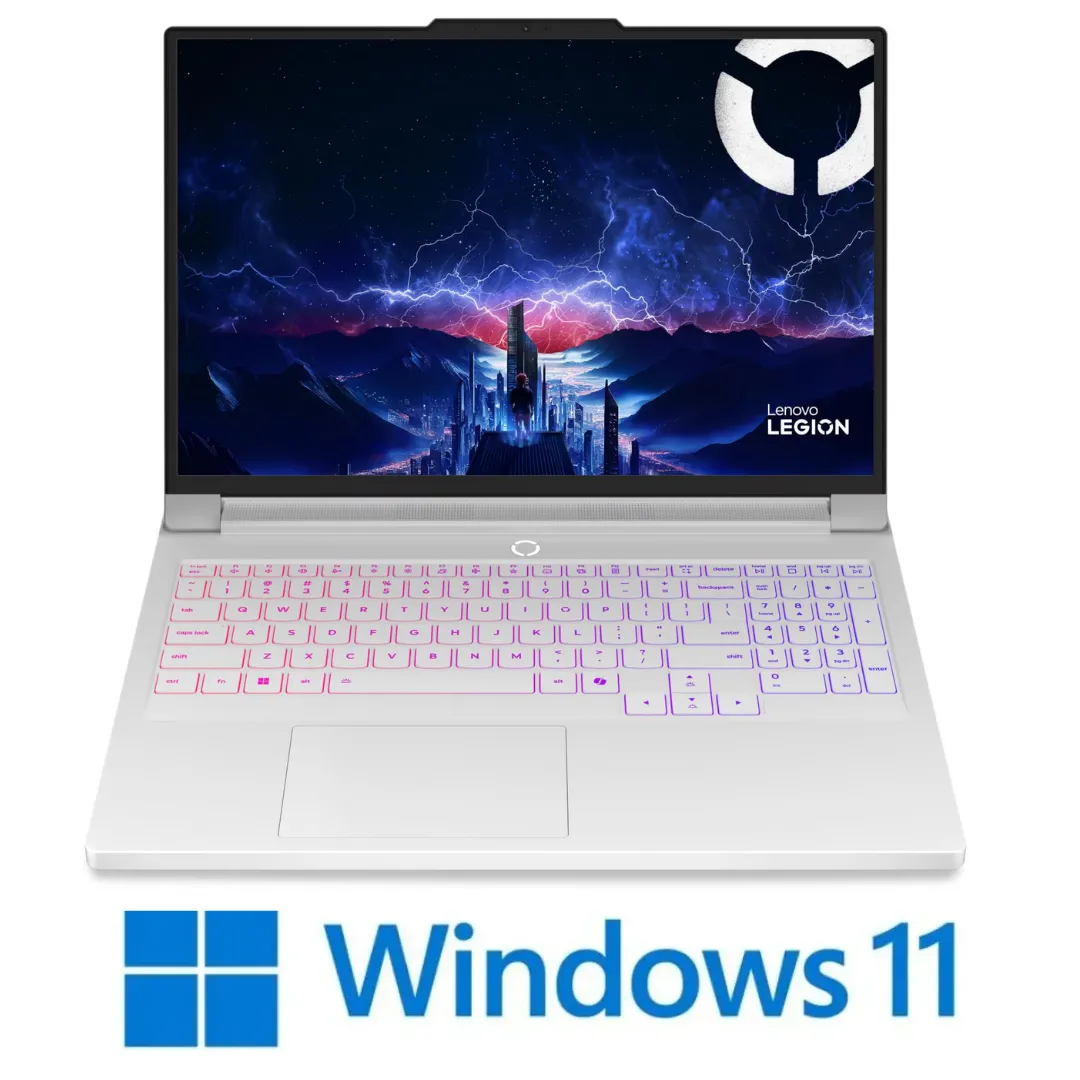 מחשב נייד לבן 16 אינץ Lenovo Legion Pro 7 16IAX10H 83F500TSIV OLED