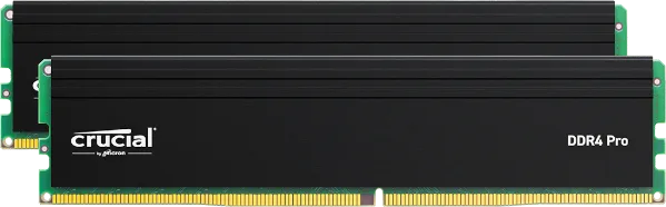 זכרון לנייח Crucial Pro 64GB Kit 2X32GB DDR4 3200Mhz C22 UDIMM