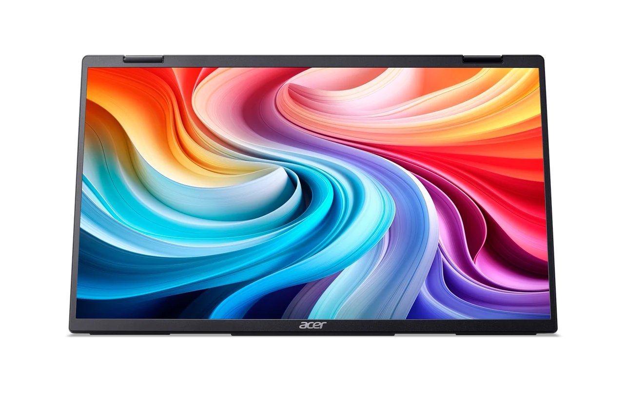 מסך נייד|Acer 15.6W PD163QTbmiuux Dual Portable|Touch|IPS|1YR