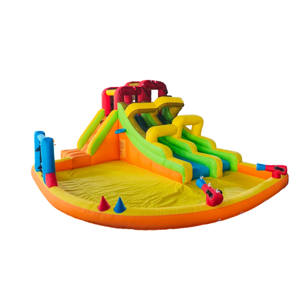 מתקן מתנפח לגינה עולם המגלשות דגם MJ70 מבית MIRAJUMP
