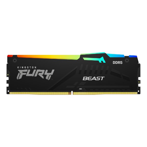 ז. לנייח KINGSTON FURY Beast RGB 16GB DDR5 6000MHZ C36 EXPO/XMP