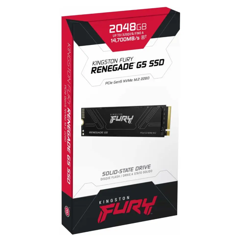 כונן Kingston Fury Renegade PCIe 5.0 NVMe M.2 2TB SSD