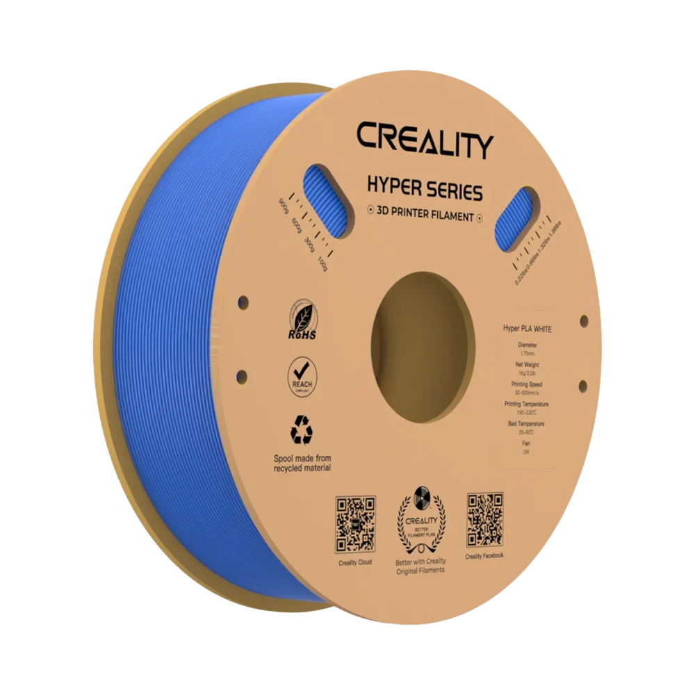 סליל כחול CREALITY HYPER PLA FILAMENT 1.75mm 1KG