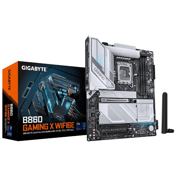 לוח למעבד דור 15 Gigabyte B860 GAMING X WIFI6E ATX 2.5GB LAN