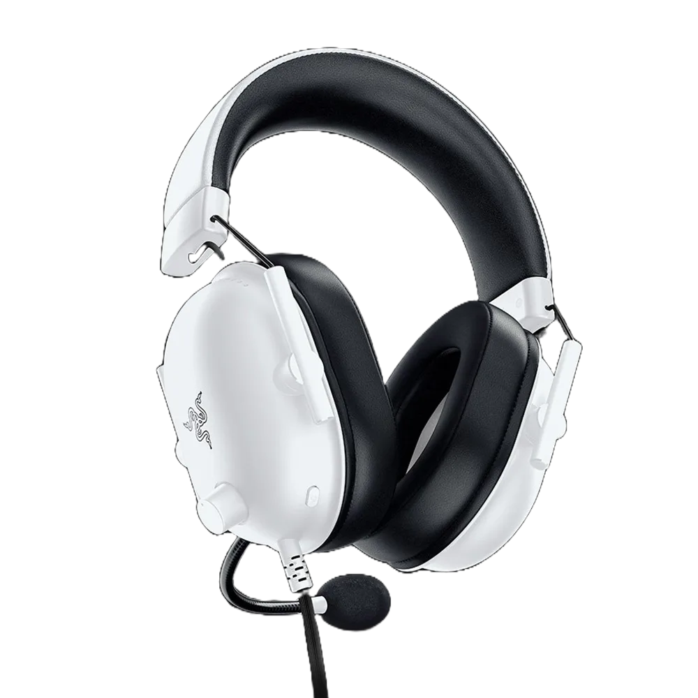 אוזניות לבן RAZER BLACKSHARK V2 X PS