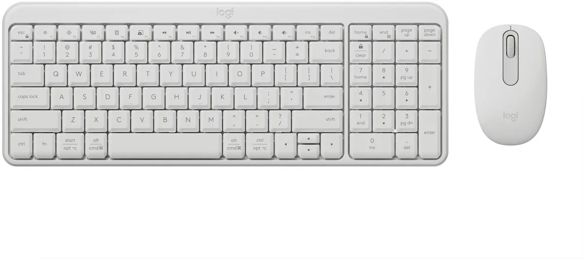 Logitech MK250 Compact Bluetooth Wireless Combo – Off-white