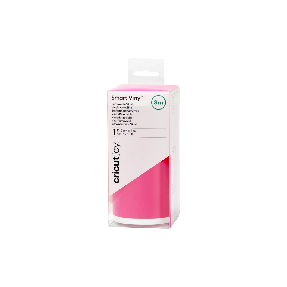 מציאון – גליל ויניל נשלף Cricut Joy Smart Vinyl Removable ורוד 14×305 ס"מ