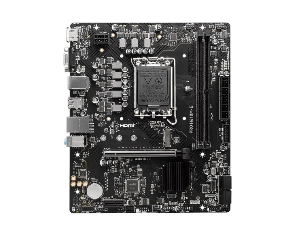 MSI PRO H610M-E DDR5