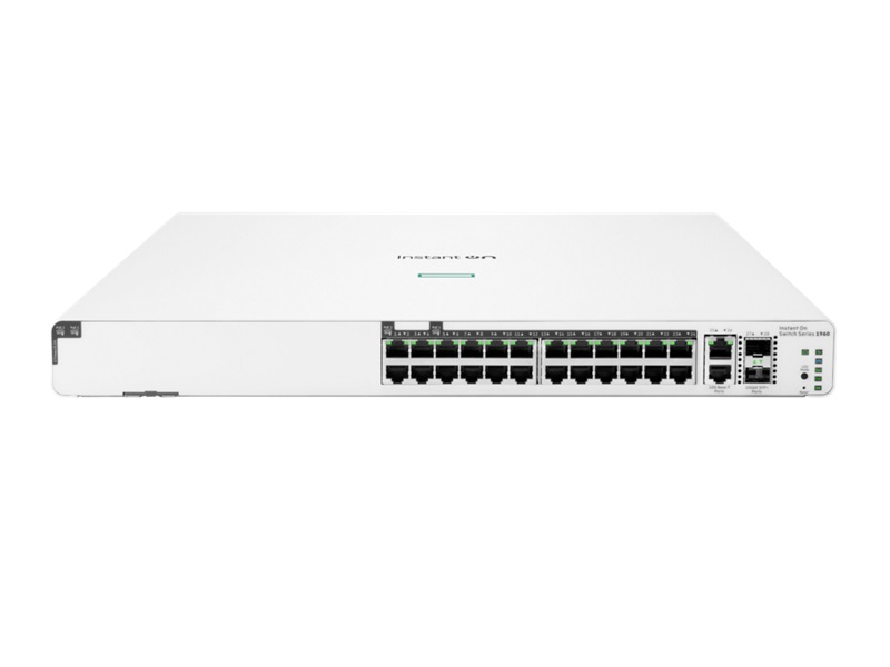 מתג PoE חצי מנוהל HEP Aruba InstantOn 1960 24G 20p CL4 4p CL6 PoE 370W 2XGT 2SFP+