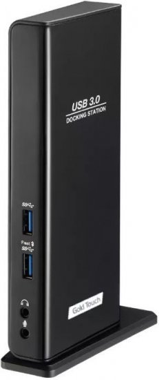 USB3.0 Type A/C dual display docking station