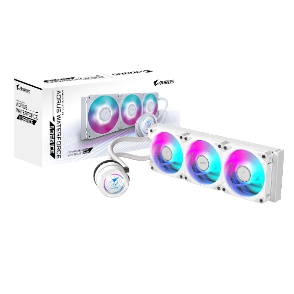 קירור לבן Gigabyte AORUS WATERFORCE II 360 ICE AIO ARGB REV2