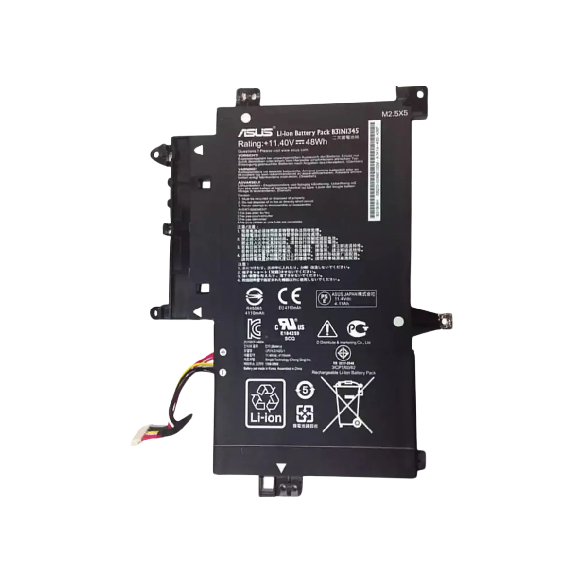 סוללה מקורית פנימית למחשב נייד B31N1345 Asus TP500L TP500LA
