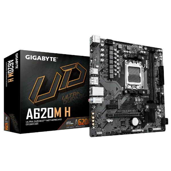 לוח אם Gigabyte A620M H DDR5 mATX DP HDMI AM5