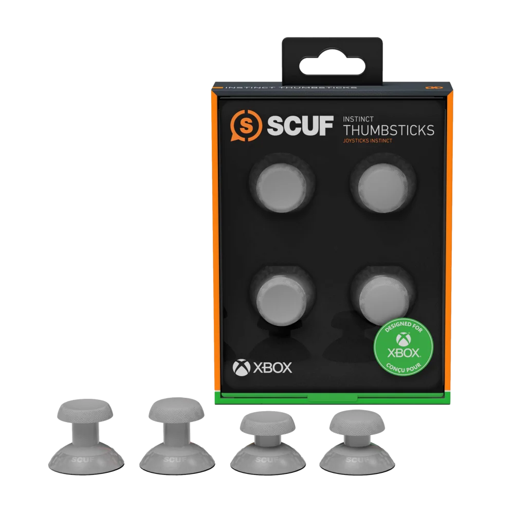 ערכת 4 ג'ויסטיקים לבקר SCUF THUMBSTICKS 4x For INSTINCT / PRO אפור