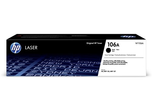 טונר HP MFP137 106A מקורי W1106A