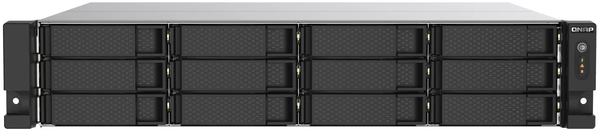 QNAP TS-1273AU-RP-8G /12-Bay/Ryzen V1500B/8GB/2×2.5GbE/Redundant PSU