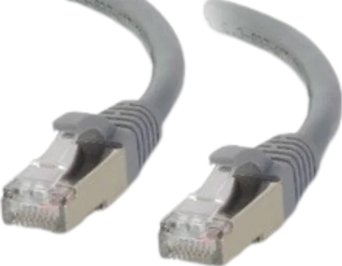 כבל רשת מגשר מסוכך CAT6 נחושת באורך 40 מטר אפור