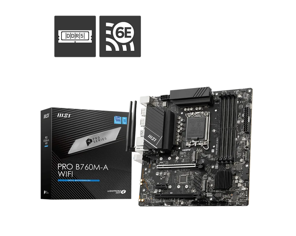 לוח אם MSI PRO B760M-A WIFI DDR5