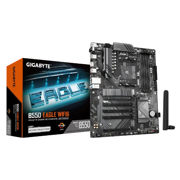לוח Gigabyte B550 EAGLE WIFI6 ATX AM4 DDR4 BT HDMI