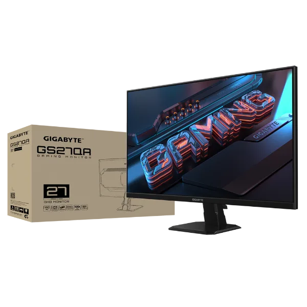מסך גיימינג Gigabyte GS27QA QHD SS IPS 180Hz 1MS HDR Ready