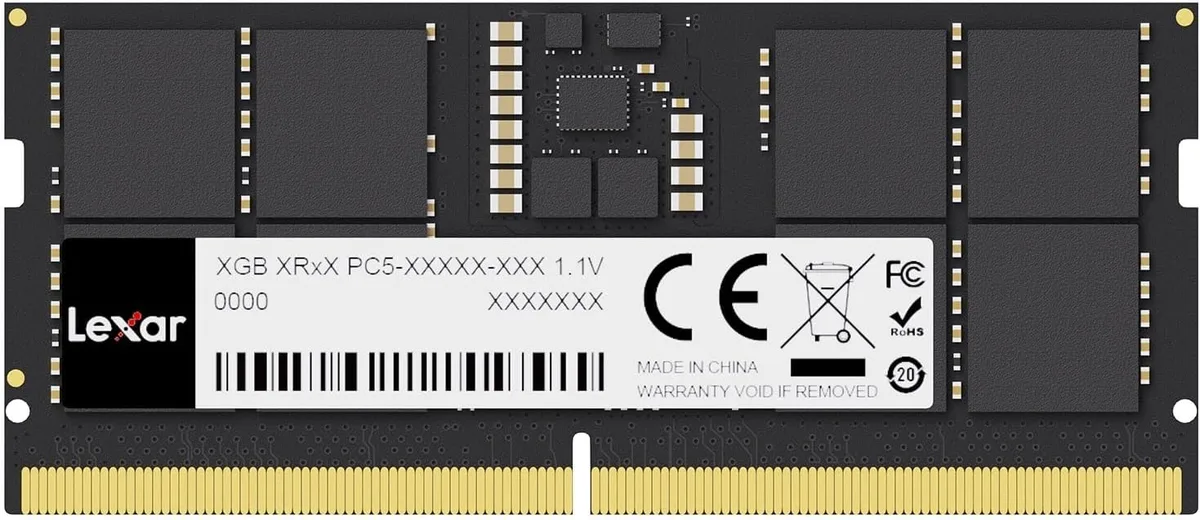 16GB SODIMM DDR5 5600Mhz Lexar