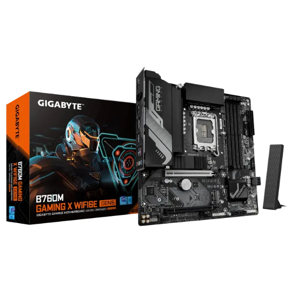 לוח אם Gigabyte B760M G X WF6E GEN5 DDR5 Micro-ATX 2.5GB Lan